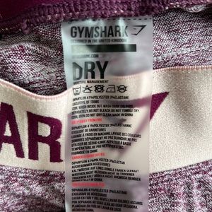 Pink/purple Gymshark DRY moisture management leggings